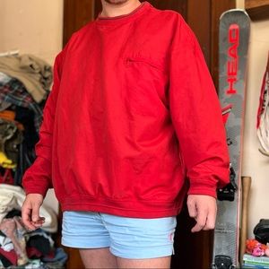 Red windbreaker R&Y sport size XL
